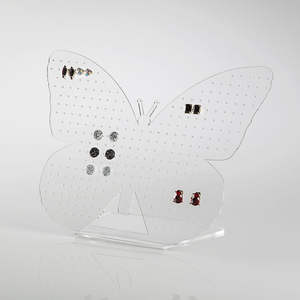 2025 haute stockage clair acrylique boucles d'oreilles support pour femmes boucle d'oreille présentoir support suspendu bijoux organisateur - Product Image 4