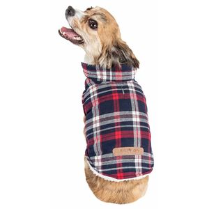 Cappotto Classico Imbottito a Quadri per Cani, Giacca Impermeabile per Animali Domestici - Product Image 3