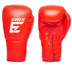 Guantes de Boxeo Profesionales de Cuero Vacuno de la Mejor Calidad con Protección UV y Cierre de Gancho y Bucle para Entrenamiento y Sparring - Personalizables - Product Image 5