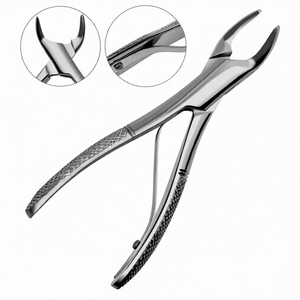Forceps d'extraction dentaire pédiatrique ergonomiques en acier inoxydable universels # Outil professionnel pour dents inférieures 151 12S - Product Image 2