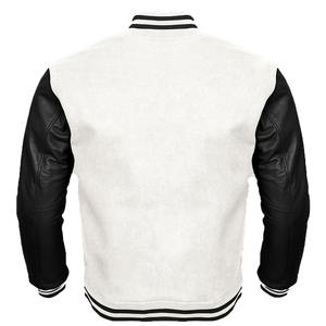 Chaqueta Varsity de Algodón con Logotipo Bordado Personalizado, Ropa Deportiva Lisa para Niños, al por Mayor - Product Image 5