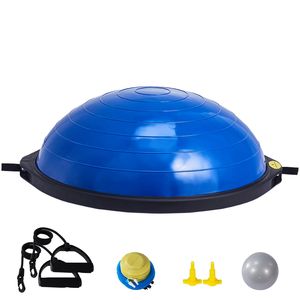 Palla da Yoga da 26 Pollici con Capacità di 1500 libbre, in ABS e PVC, per Allenamento di Stabilità, con Fasce di Resistenza, Mezza Palla per Esercizi di Equilibrio - Product Image 2