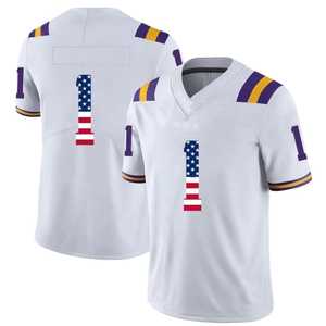 Nouveautés Vente en gros Maillots de football américain personnalisés grande taille à manches courtes respirants anti-UV séchage rapide pour l'été - Product Image 2