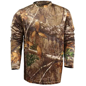 เสื้อยืดลายพรางผู้ชาย แขนสั้น ผ้าถัก ระบายอากาศได้ดี แห้งเร็ว เหมาะสำหรับฝึกซ้อม ล่าสัตว์ ตั้งแคมป์ - Product Image 1