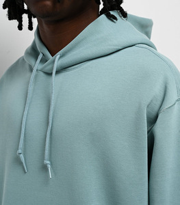 Sudadera con capucha personalizada al por mayor, estilo oversize, de algodón y felpa, lisa, informal, estilo urbano, para hombre y mujer - Product Image 3