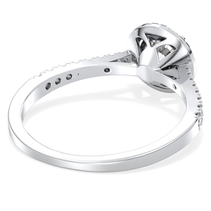 Bague de fiançailles REYES en argent sterling 925 avec moissanite certifiée GRA, design original, cadeau de mariage de luxe, bijoux fins pour femmes - Product Image 4