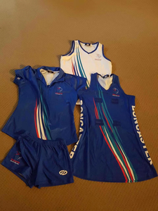 Tenues de netball personnalisées unisexes pour adultes, respirantes, imprimées par sublimation, en polyester/coton, kits de vêtements de sport personnalisés - Product Image 6