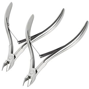 Cortauñas Profesional de Acero Inoxidable para Bebés, Curvo, con Abertura de Mandíbula Ancha, Duradero, Punta Biselada de 10 mm, para Cutículas - Product Image 2