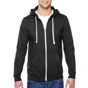 Sudadera con capucha personalizada para hombre, ropa para parte superior masculina, de algodón, con corte y costura, corte y cremallera - Product Image 4