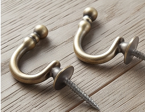 Antique Polished Metal Wall <b>Hooks</b> Stylish Design Perfect For Home Decoration And Storage <b>Hooks</b> Modern Wall Accent - Product Image 3
