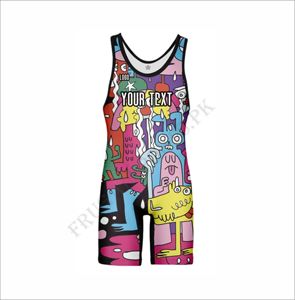 Custom Men's Wrestling <b>Singlet</b> Gym <b>Weightlifting</b> Compression Sportswear Stretch Sublimation Team Uniform Adults - Product Image 5