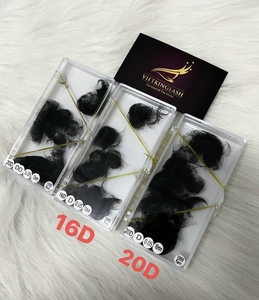 Extensions de cils mat Private Label Factory Extensions de cils Premium 0.03 0.05 20D 16D extensions de cils de volume en gros - Product Image 1