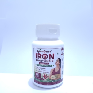 Tabletas de Bisglicinato de Hierro para Energía, Antioxidante y Apoyo Diario al Bienestar, Suplemento Dietético - Product Image 1