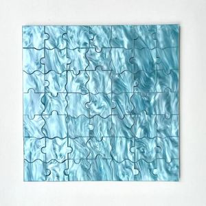 Tùy chỉnh thực hiện xây dựng thương hiệu logo Acrylic ưa thích thiết kế độc đáo dấu ấn logo câu đố đá cẩm thạch trò chơi thiết lập - Product Image 2