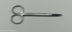Ciseaux chirurgicaux Littauer à lame courbée de 5 pouces, pointe fine, en acier inoxydable, classe I - Product Image 4