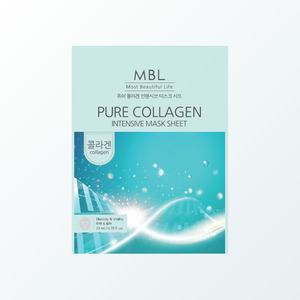 Masque en tissu Embiel Pure Collagen Intensive, 10 masques en tissu pour le visage, masque facial, masque en tissu au concombre, collagène - Product Image 5