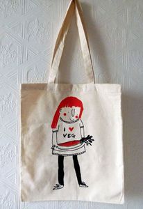 <b>Canvas</b> Foldable Tote <b>Bag</b> With Button Closure And Shoulder Handle For Groceries <b>Large</b> Size - Product Image 5