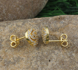 Pendientes de Plata de Ley S925 con Baño de Plata y Circonita Cúbica, Diseño Minimalista de Lujo, Hipoalergénicos, para Uso Diario, Fiestas, Bodas, Unisex - Product Image 4