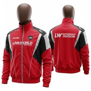 2026 Unisex <b>Winter</b> High Quality Hip Hop Running Windbreaker Jacket Canvas Silk Stand Collar Zipper Closure - Product Image 1