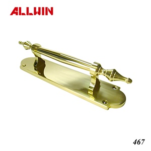 Manija de Puerta y Ventana de Latón Sólido con Placa de Bloqueo ALLWIN 941B, Fácil Instalación para Hoteles - Product Image 5