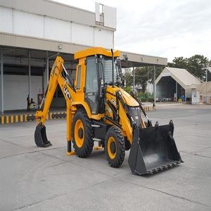Chargeuse-pelleteuse industrielle JCB à moteur diesel, conçue pour les travaux d'excavation lourds et les travaux routiers, offrant une grande efficacité - Product Image 2