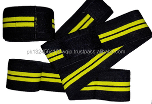 Weightlifting <b>Knee</b> Wraps Premium Quality Cashmere Blend Custom Manufacturing Elastic <b>Compression</b> <b>Support</b> Heavy Duty Gym Training - Product Image 2