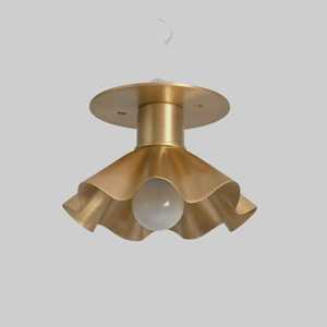 Luminique Atelier Brass Flower <b>Table</b> Lamp Contemporary Home Decor Indoor Living Room Modern Interior Design - Product Image 4