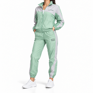 Conjunto Deportivo Informal de Dos Piezas, Ligero, con Bloques de Color, Precio Económico al por Mayor, con Logotipo Personalizado, Estilo Hip Hop - Product Image 6