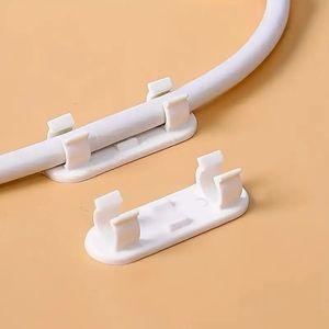 20 Pezzi Clip Adesivi Trasparenti per Gestione Cavi, Organizzatori per TV, PC, Ethernet, per Casa, Ufficio e Organizzazione Scrivania - Product Image 2