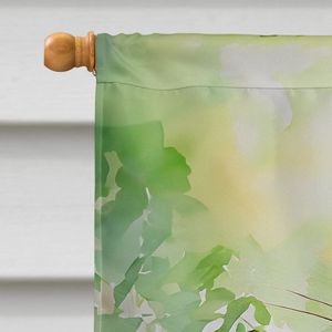 Green Heron gran porche decorativo patio Banner ilustraciones Multicolor poliéster casa bandera con manga poste pared colgante casa tamaño - Product Image 3