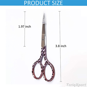 Ciseaux à cuticules en acier inoxydable de qualité supérieure avec lame courbée et design durable pour les soins des ongles - Product Image 5