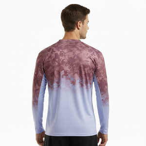 Ensemble de vêtements de pêche à séchage rapide, sweat à capuche camouflage à manches longues pour hommes, chemise de pêche avec protection faciale UPF 50, sweat à capuche de pêche - Product Image 2