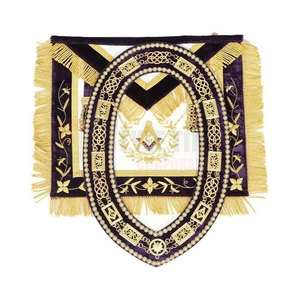 Delantal Masónico Personalizado con Bordado Detallado, Elegantes Accesorios Masónicos para Ceremonias Tradicionales - Product Image 6