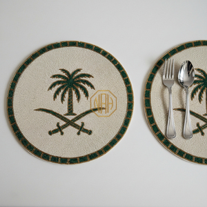 Elegantes Manteles Individuales Ovalados Hechos a Mano con Cuentas y Patrón de Amor Colorido NOORIMS AKBAR HANDICRAFTS, Proveedor al por Mayor para Mesas de Comedor - Product Image 6