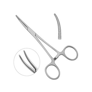 Pinzas Hemostáticas Heaney, Pinzas Hemostáticas Crile, Pinzas Básicas Manuales Curvas y Rectas de Acero Inoxidable de Metal Med - Product Image 4