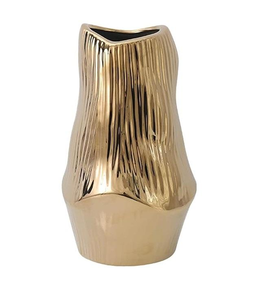 Vase à fleurs en métal poli pour la décoration intérieure, le hall d'hôtel, la table du restaurant ou la décoration d'intérieur luxueuse - Product Image 6