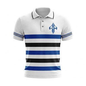 Conjunto de Polo para Hombre de Diseño Personalizado de Alta Calidad, Material Poliéster/Algodón, Estilo Casual, Estampado Técnico por RIVIAN ATLANTIC - Product Image 1