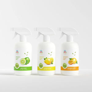 500ml 16.9oz White HDPE <b>Plastic</b> Trigger Spray Bottle for Custom <b>Cleaner</b> Detergent Packaging - Product Image 3