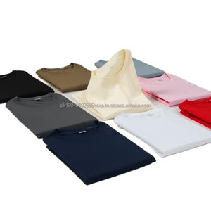 T-shirt couleur unie RECOMMANDÉ 260gsm,99% coton T-Shirt impression et broderie DTG processus Logo personnalisé T-Shirt disponible - Product Image 1