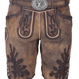 Lederhose ผู้ชายที่กำหนดเองเสื้อผ้าบาวาเรีย Trachten คุณภาพสูง Kurz lederhose หนังแท้พร้อม2025โลโก้ที่กำหนดเอง - Product Image 1