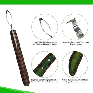Cuchillos para Pezuñas de Acero Inoxidable de Alta Calidad con Mango de Madera, las Mejores Ediciones de Cuchillos para Pezuñas con Bajo MOQ - Product Image 3