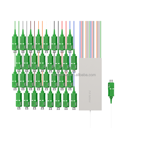 สายไฟเบอร์ออปติก LSZH ความยาว 1 เมตร 1 เข้า 32 ออก ขนาด 0.9 มม. G657A PLC Splitter SC APC พร้อมท่อเหล็ก - Product Image 4