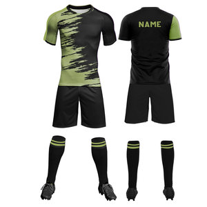 Adult <b>Soccer</b> Uniforms Men Digital Print Custom OEM Football Shirt Quick Dry Sportswear 100% Polyester - Product Image 3