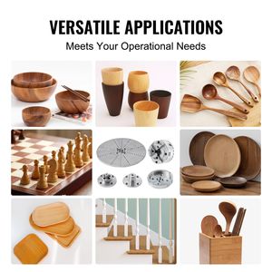 Mandrino per tornio a 4 griffe KP965 da 3,75 pollici, autocentrante in metallo, per accessori per torni, 5 set di griffe - Product Image 6