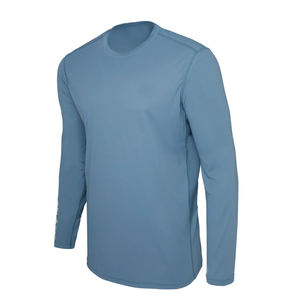 T-shirt de pêche personnalisé avec logo pour hommes, léger, respirant, UPF 50+, séchage rapide, anti-UV, chemise de sport pour pêcheurs, vente en gros - Product Image 1