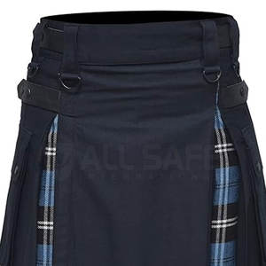 Kilt utilitaire tactique de style européen pour l'extérieur Couteau à coutures renforcées Plis multiples poches de rangement Cuir de qualité Randonnée - Product Image 6
