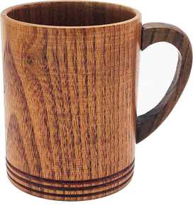Tasse en bois naturelle faite à la main pour café et thé, vaisselle en bois écologique, logo personnalisé, vente en gros, directement de l'usine - Product Image 3