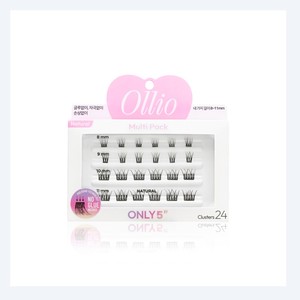 Pestañas postizas Ollio Korean K-Beauty sin pegamento, paquete mixto, naturales, hechas en Corea. - Product Image 1