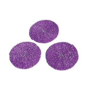 Posavasos de Vidrio Hechos a Mano con Cuentas de Vidrio Clásicas, Reutilizables, Artesanales, para Navidad, Accesorios de Bar con Diseño de Carto - Product Image 5