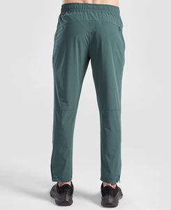 Pantalones Deportivos Unisex al por Mayor para Otoño, Sólidos, Transpirables, con Cintura Elástica y Cordón Ajustable, para Gimnasio y Correr, con Cremallera en el Tobillo - Product Image 3